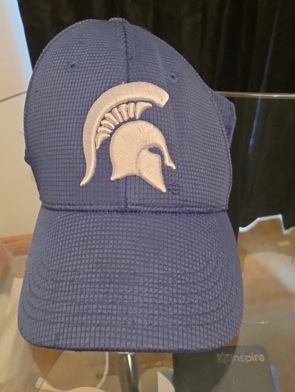Green Spartan Logo Mesh Baseball Cap
